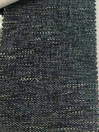 Avenger Denim Tweed Soft Chenille Upholstery Fabric - Denim Blue Tweed, 54" Width (1 Yard)