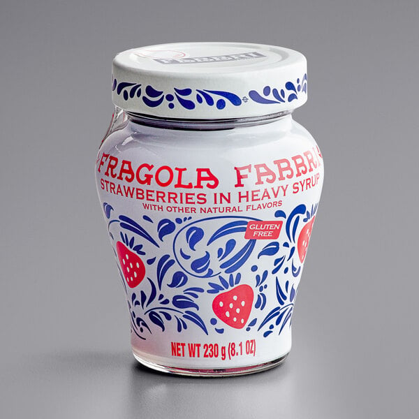 Fabbri Wild Strawberries in Syrup 8 oz. (230 g)
