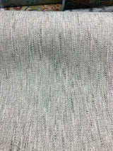 Avenger Pumice White Gray Tweed Soft Chenille Upholstery Fabric - Pumice White/Gray Tweed, 54" Width (1 Yard)