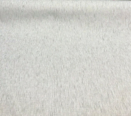 Avenger Pumice White Gray Tweed Soft Chenille Upholstery Fabric - Pumice White/Gray Tweed, 54" Width (1 Yard)