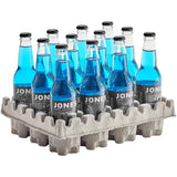 Jones Blue Bubblegum Soda 12 fl. oz. - 12/Case