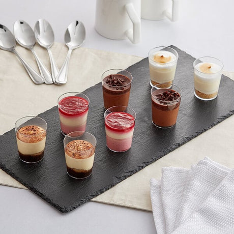 White Toque Mini 4-Flavor Assorted Dessert Cups 1.08 oz. - 36/Case