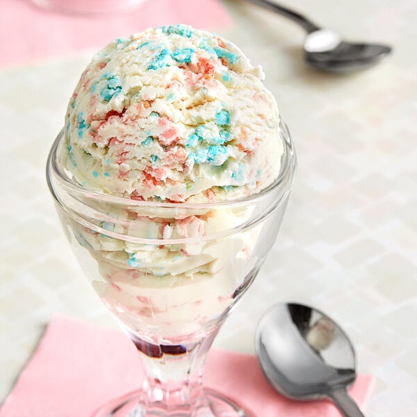 Fizzy Pink and Blue Cotton Candy Cluster Ice Cream Topping and Inclusion 10 lb.
