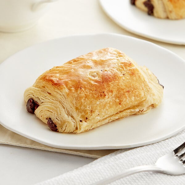 White Toque Ready-to-Bake Chocolate Croissant 2.8 oz. - 70/Case