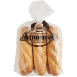 Amoroso's Philadelphia Hearth-Baked Sliced Hoagie Rolls 4.1 oz. - 48/Case