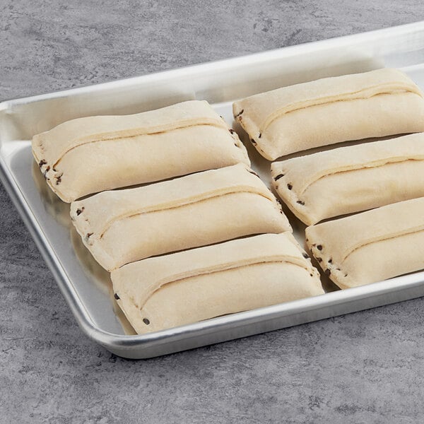Orange Bakery Ready-to-Bake Chocolate Filled Croissant 3.5 oz. - 80/Case