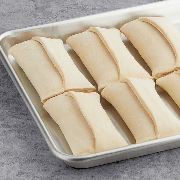 Orange Bakery Ready-to-Bake Almond Filled Croissant 3.8 oz. - 80/Case