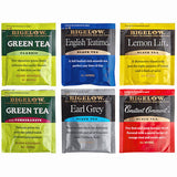Bigelow Green and Black Tea Bag Variety Pack - 168/Case