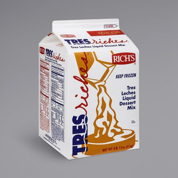 Rich's Tres Leches Dessert Mix 8.8 lb. - 4/Case