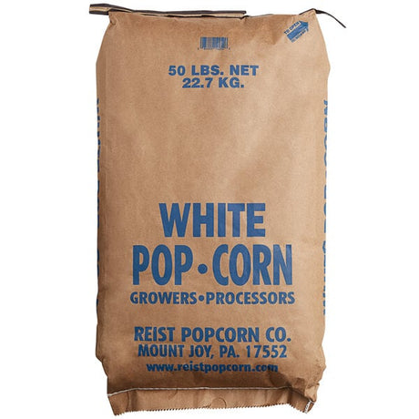 Reist White Large Butterfly Popcorn Kernels 50 lb.