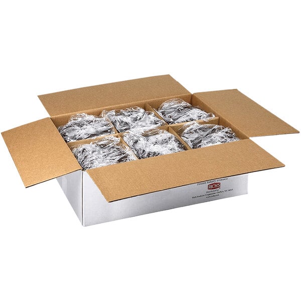 Rich's Allen Un-Iced Round Chocolate Layer Cake 12.42 oz. - 24/Case