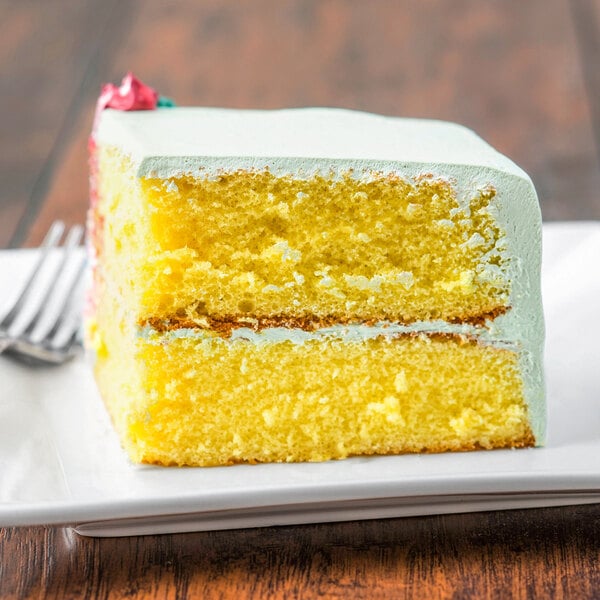 Rich's Un-Iced Yellow Layer Cake 1/2 Sheet 57.85 oz. - 5/Case