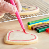 Chefmaster Dual-Tip 10 Color Food Decorating Pen Set - 10/Box