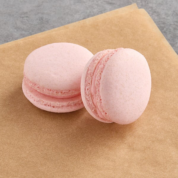 Macaron Centrale Vegan Rosewater Raspberry Macaron - 48/Case