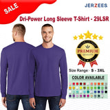 JERZEES® Dri-Power Crewneck Long Sleeve T-Shirt