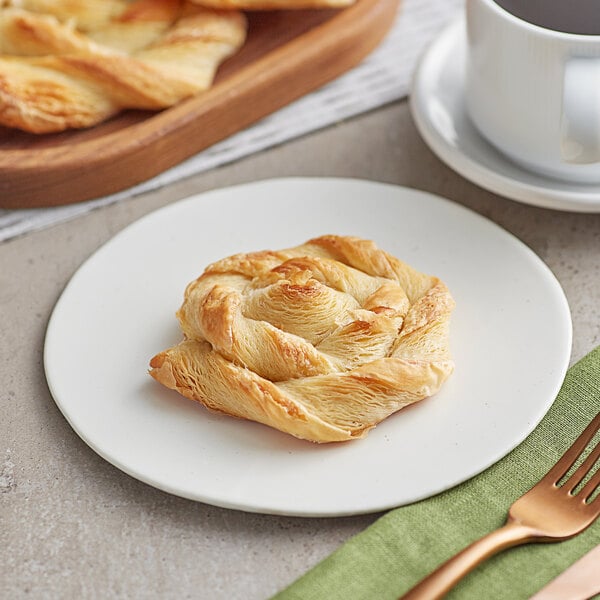 Orange Bakery Ready-to-Bake Danish Snail 3 oz. - 80/Case