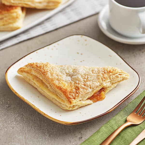 Orange Bakery Ready-to-Bake Sugared Apple Turnover 3.7 oz. - 60/Case