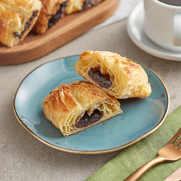 Orange Bakery Ready-to-Bake Chocolate Filled Croissant 3.5 oz. - 80/Case