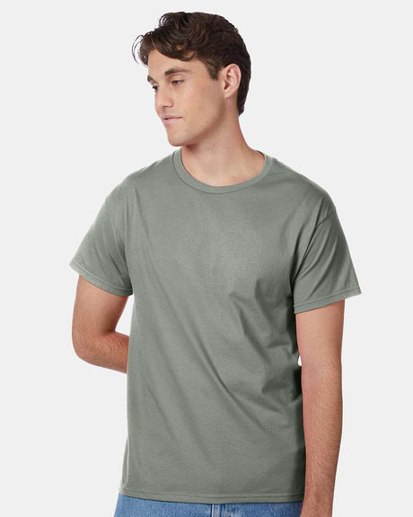 Hanes Authentic Crewneck Short Sleeve T-Shirt by HANES