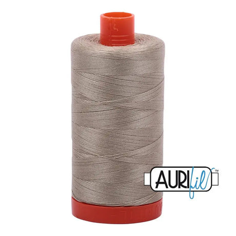 Cotton Thread 50wt Stone Aurifil Large Spool