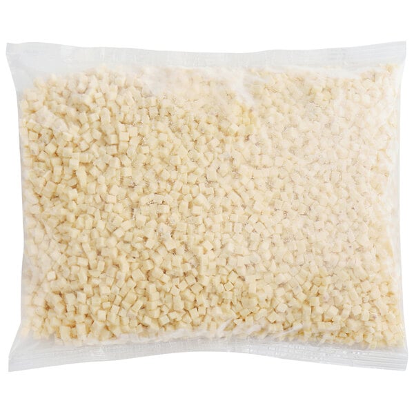 High-Temp Cubed Pepper Jack Cheese 5 lb. - 4/Case
