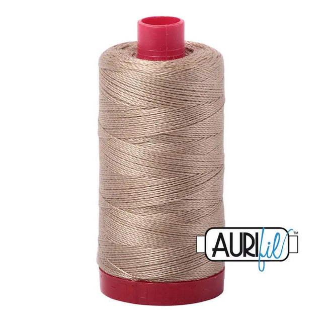 Cotton Thread 12 WT Taupe Large Spool