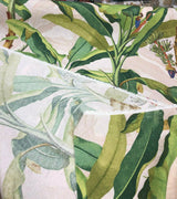 Beverly Hills Malaga Cotton Canvas Fabric - Green Tree Leaf Print, 54" Width (1 Yard)