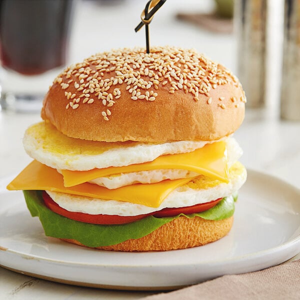 Papetti's Homestyle Fried Egg Patty with Ground Black Pepper 1.5 oz. - 168/Case