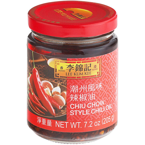 Lee Kum Kee Chiu Chow Chili Crisp Oil 7.2 oz. - 12/Case