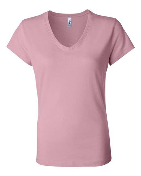BELLA + CANVAS Women's Jersey V-Neck Tee