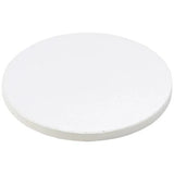 8" Round White Foil Cake Board Drum