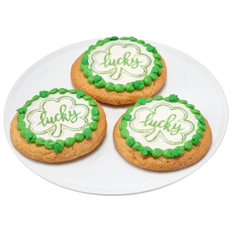 Lucky Clover St. Patrick's Day Edible Cake or Cookie Image PhotoCake®