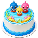 Baby Shark Family Fun Cake Kit Mom Dag and Baby