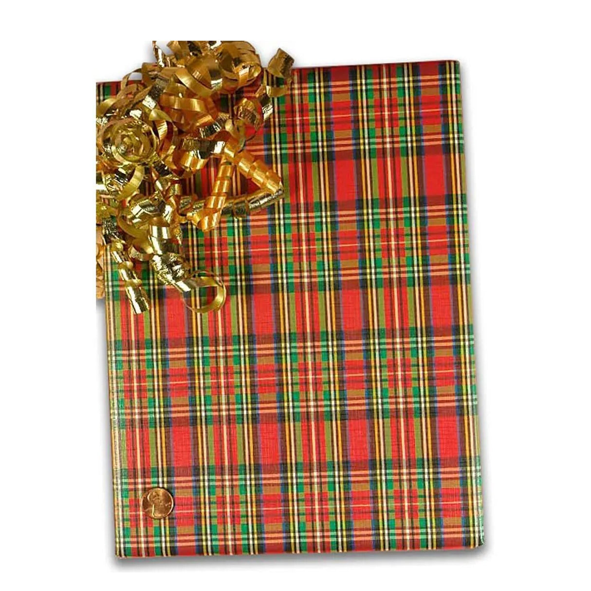 Plaid Christmas Wrapping Paper Embossed Plaid 24 ''*833 '