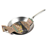 DeBuyer "Carbone Plus" Steel Frying Pan with Stainless Steel Tube Handle, 32 Cm (12.5")