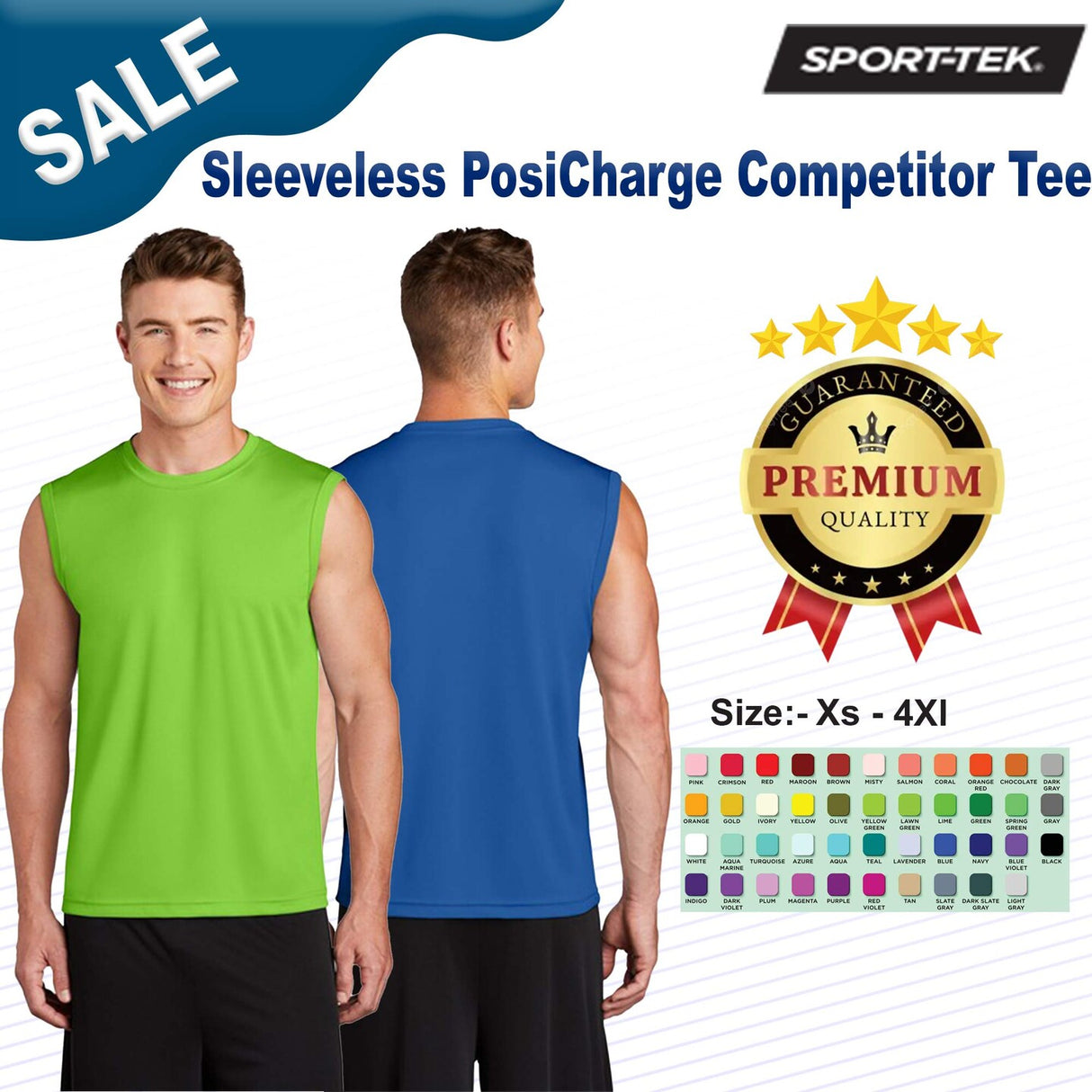 Sport-Tek® Crewneck Sleeveless PosiCharge Competitor Tee