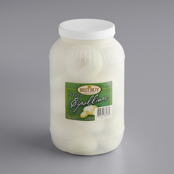 Peeled Cipollini Onions 5 lb. Jar