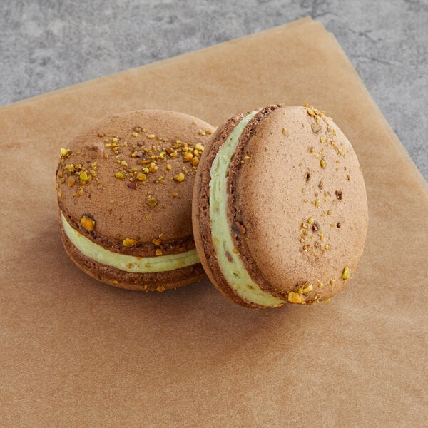 Macaron Centrale Vegan Hazelnut Pistachio Macaron - 24/Pack
