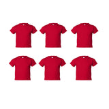 RADYAN® Toddler Cotton Jersey Crew Neck Short Sleeve Tee - 3301T