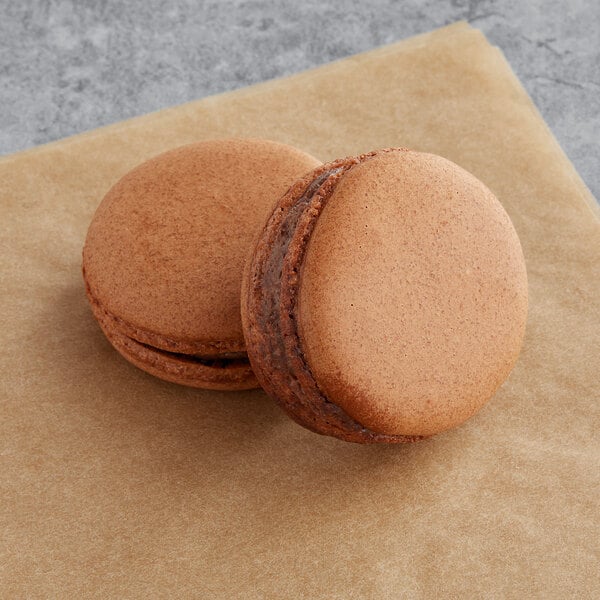 Macaron Centrale Vegan Chocolate Macaron - 48/Case