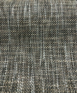 Fabricut Ilion Graphite Tweed Acrylic Polyester Latex Upholstery Fabric - Graphite Tweed, Black Grey, 54" Width (1 Yard)