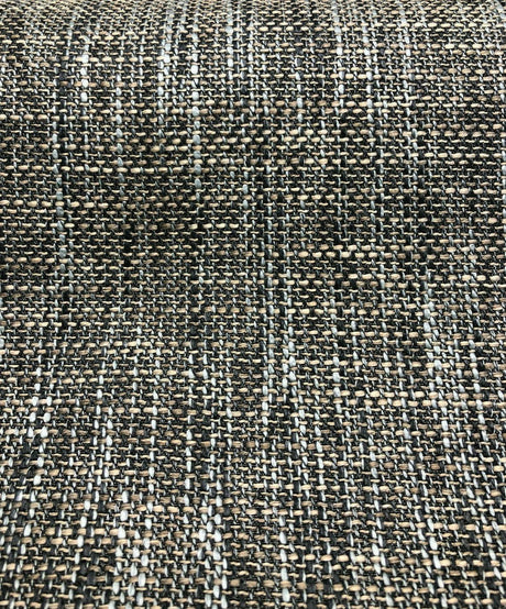 Fabricut Ilion Graphite Tweed Acrylic Polyester Latex Upholstery Fabric - Graphite Tweed, Black Grey, 54" Width (1 Yard)