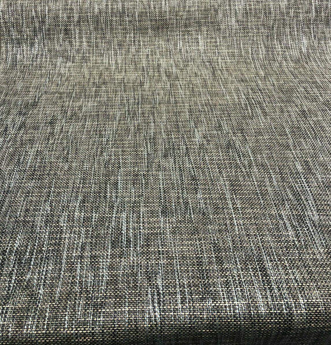 Fabricut Ilion Graphite Tweed Acrylic Polyester Latex Upholstery Fabric - Graphite Tweed, Black Grey, 54" Width (1 Yard)