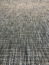 Fabricut Ilion Graphite Tweed Acrylic Polyester Latex Upholstery Fabric - Graphite Tweed, Black Grey, 54" Width (1 Yard)