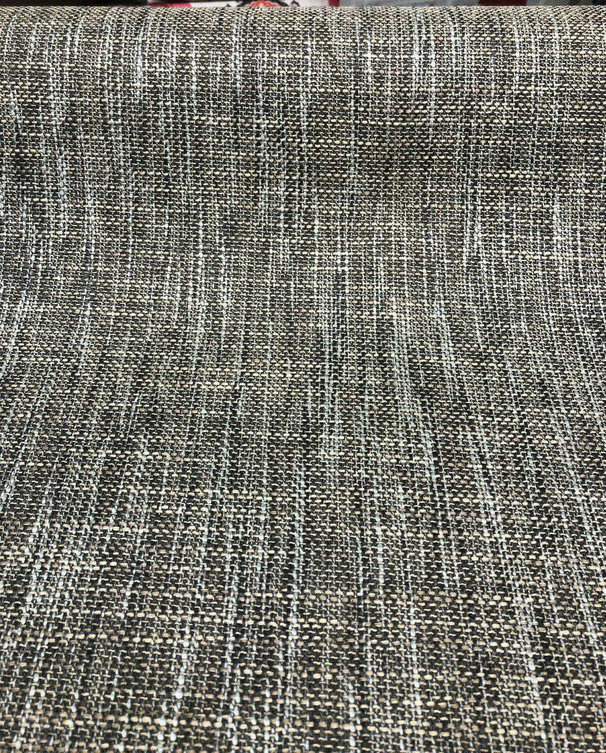 Fabricut Ilion Graphite Tweed Acrylic Polyester Latex Upholstery Fabric - Graphite Tweed, Black Grey, 54" Width (1 Yard)