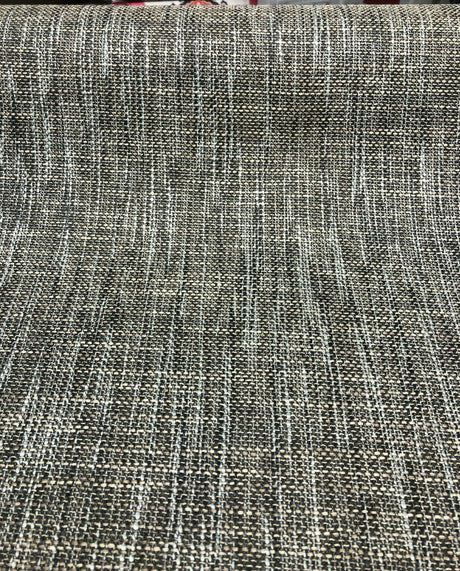 Fabricut Ilion Graphite Tweed Acrylic Polyester Latex Upholstery Fabric - Graphite Tweed, Black Grey, 54" Width (1 Yard)