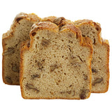 Sweet Sam's 8-Slice Pre-Cut Banana Walnut Pound Cake 2 lb. - 2/Case