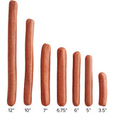 Nathan's Famous 6" 6/1 Beef Franks - 60/Case