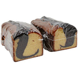 Sweet Sam's 8-Slice Pre-Cut Marble Pound Cake 2 lb. - 2/Case