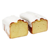 Sweet Sam's 8-Slice Pre-Cut Iced Lemon Pound Cake 2 lb. - 2/Case